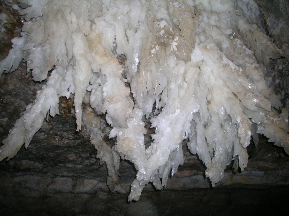 Gypsum chandelier